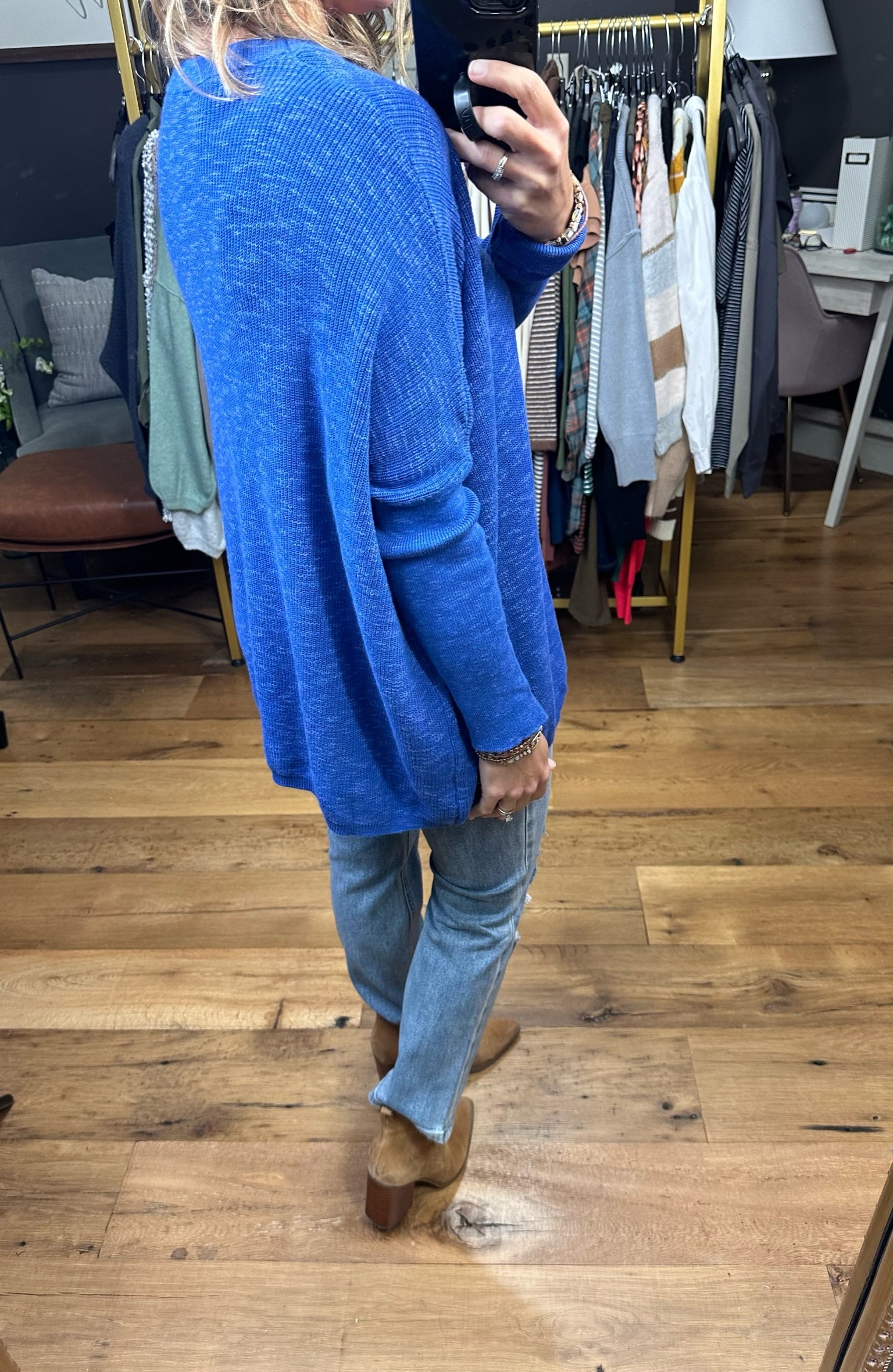 One Thing At A Time Lightweight Flowy Sweater - Multiple Options-Sweaters-Easel ET18756-Anna Kaytes Boutique, Women's Fashion Boutique in Grinnell, Iowa
