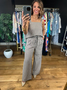Place For Me Striped Linen Set-Sleeveless-Blu Pepper-Anna Kaytes Boutique, Women's Fashion Boutique in Grinnell, Iowa