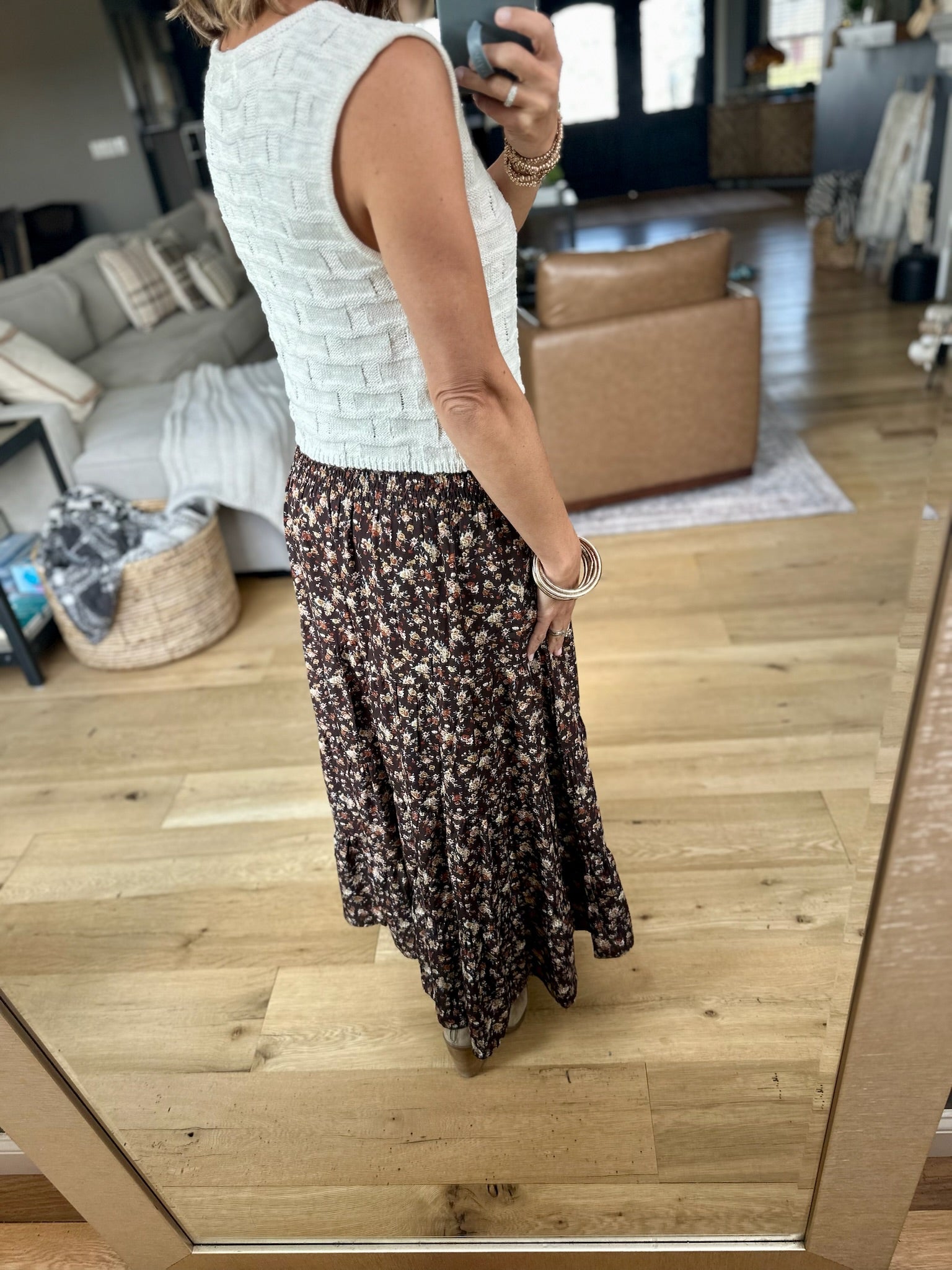 The Right Reasons Floral Maxi Skirt-Wishlist-Anna Kaytes Boutique, Women's Fashion Boutique in Grinnell, Iowa