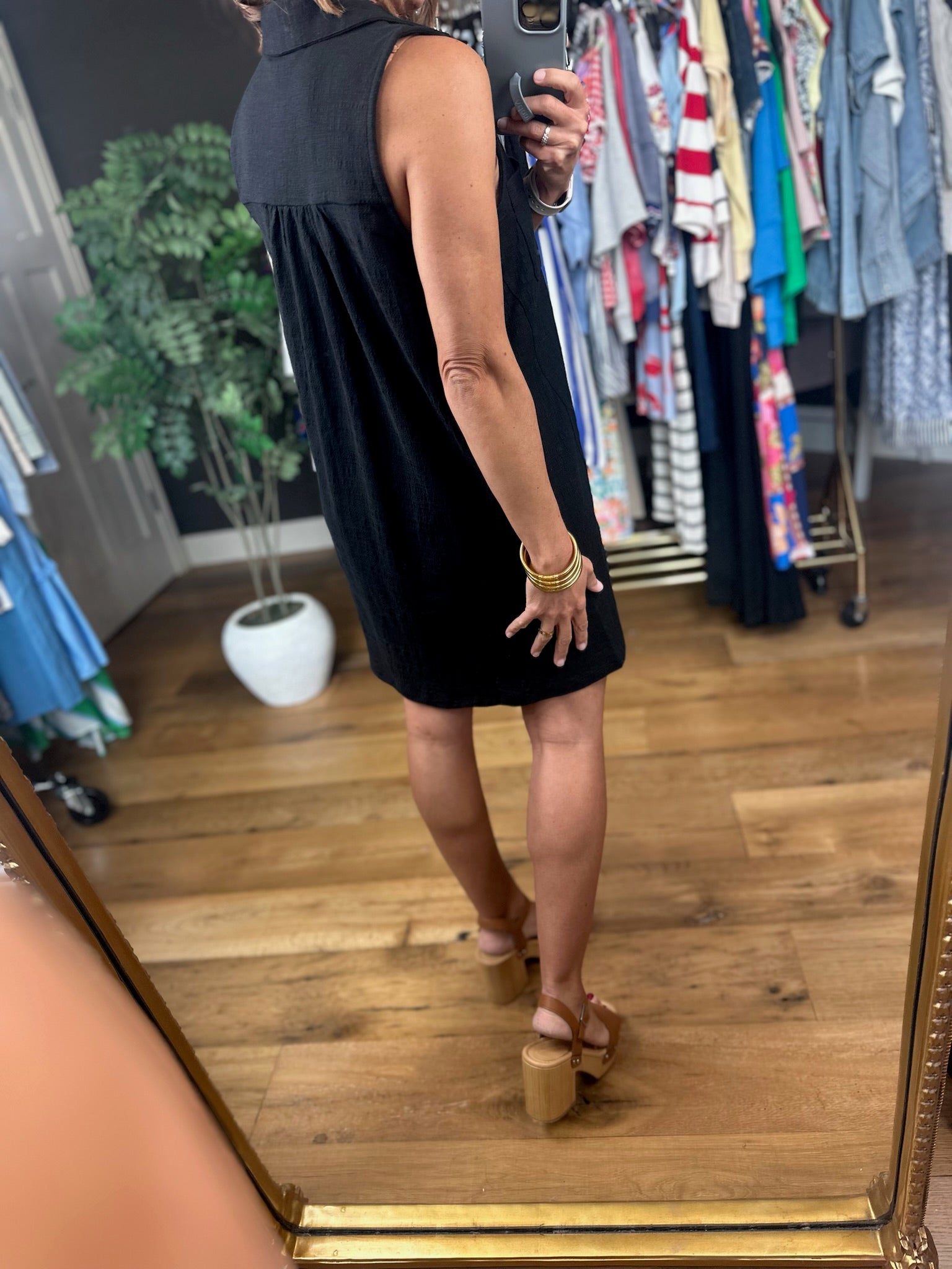 Z Supply New Light Textured Mini Dress-Dresses-Z Supply-Anna Kaytes Boutique, Women's Fashion Boutique in Grinnell, Iowa