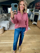 The Right Place Snap-Detail Pullover-Staccato-Anna Kaytes Boutique, Women's Fashion Boutique in Grinnell, Iowa