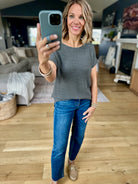 Should Be Me Short Sleeve Knit Top-Staccato-Anna Kaytes Boutique, Women's Fashion Boutique in Grinnell, Iowa