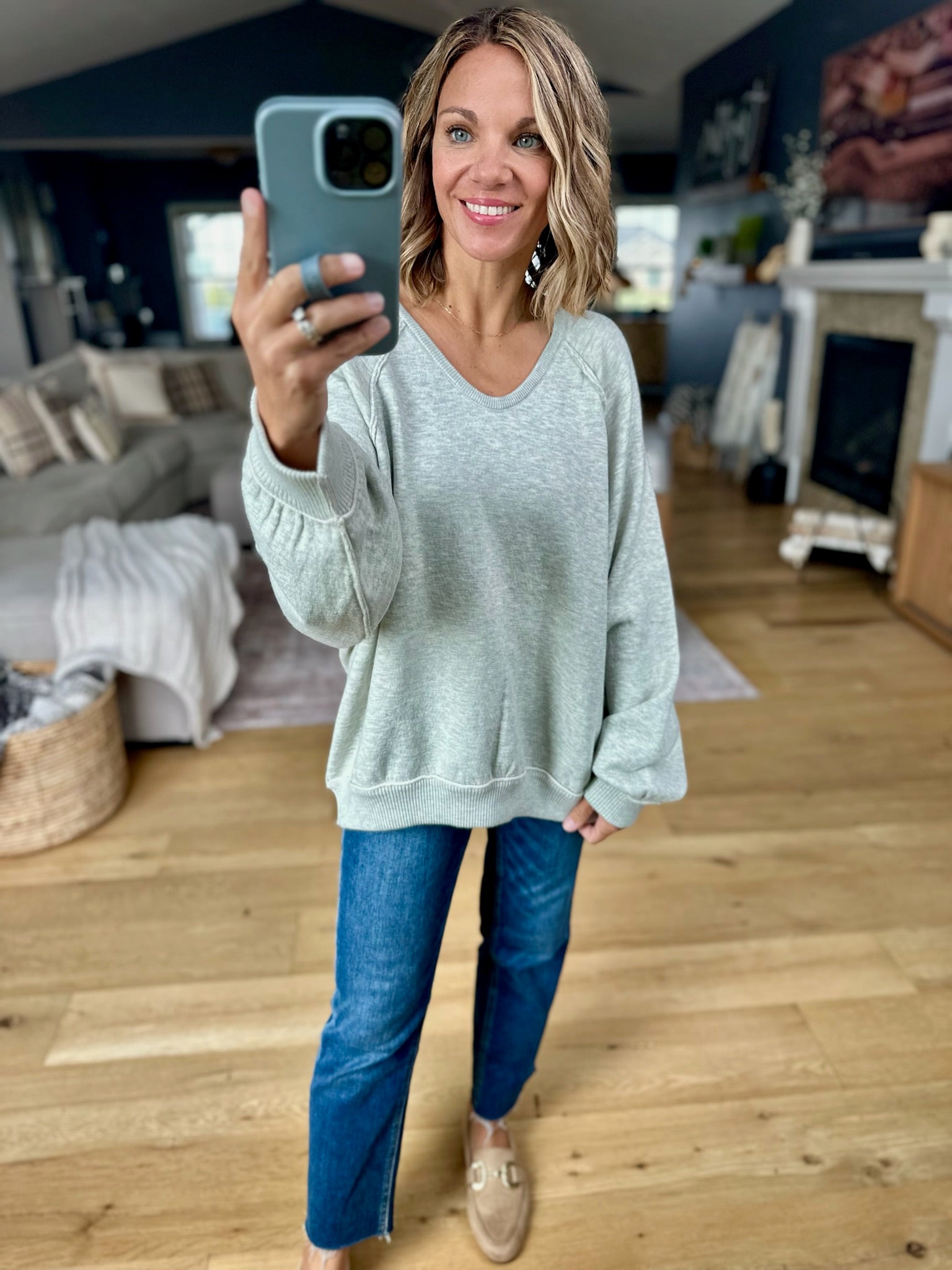 Work It Out Pullover Top-Sweaters-Anna Kaytes Boutique-Anna Kaytes Boutique, Women's Fashion Boutique in Grinnell, Iowa