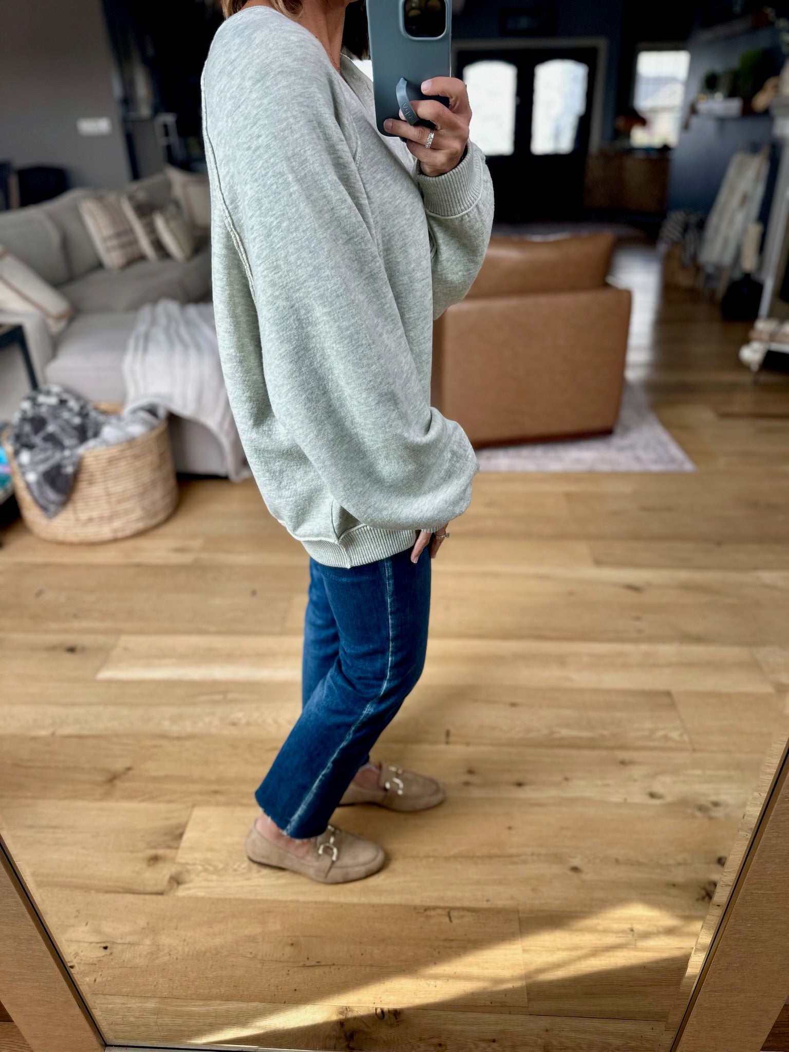 Work It Out Pullover Top-Sweaters-Anna Kaytes Boutique-Anna Kaytes Boutique, Women's Fashion Boutique in Grinnell, Iowa