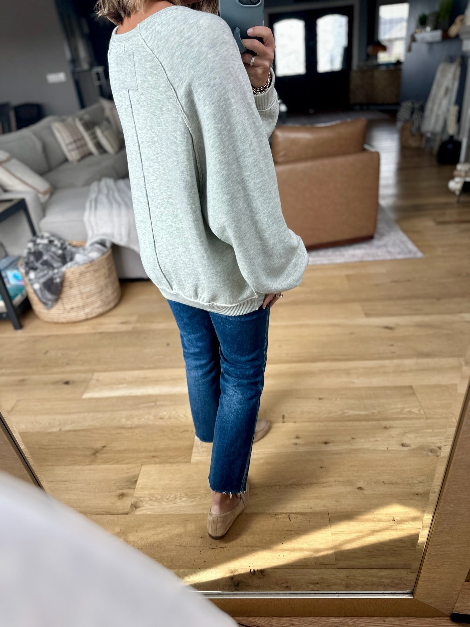 Work It Out Pullover Top-Sweaters-Anna Kaytes Boutique-Anna Kaytes Boutique, Women's Fashion Boutique in Grinnell, Iowa