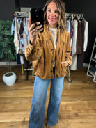 Hear My Fall Corded Jacket-Jackets-Umgee-Anna Kaytes Boutique, Women's Fashion Boutique in Grinnell, Iowa