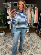Chasing Dreams Striped Knit Sweater-Sweaters-Wishlist-Anna Kaytes Boutique, Women's Fashion Boutique in Grinnell, Iowa