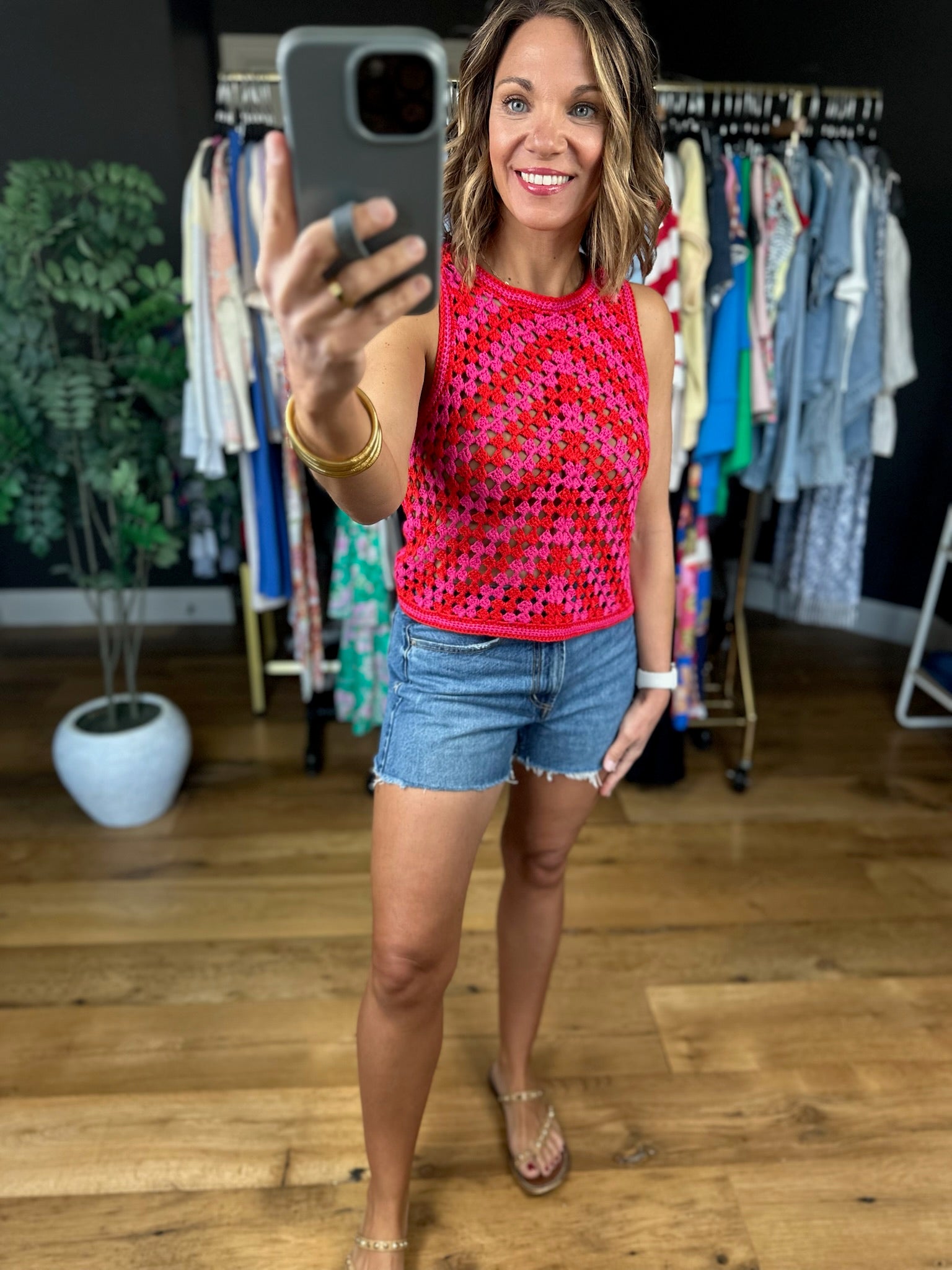 In My Time Combo Knit Top-Sleeveless-Fate-Anna Kaytes Boutique, Women's Fashion Boutique in Grinnell, Iowa