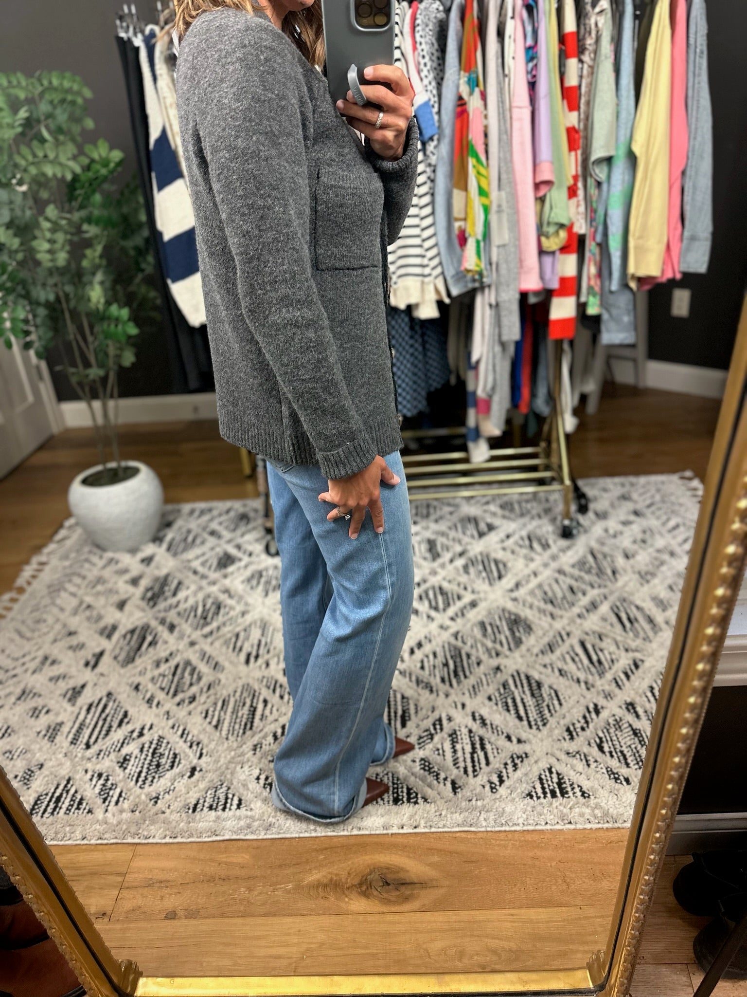 Making Time Button Cardigan-Sweaters-Staccato-Anna Kaytes Boutique, Women's Fashion Boutique in Grinnell, Iowa