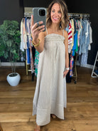 Where I'm From Smocked Pocket Dress-Dresses-Blu Pepper-Anna Kaytes Boutique, Women's Fashion Boutique in Grinnell, Iowa