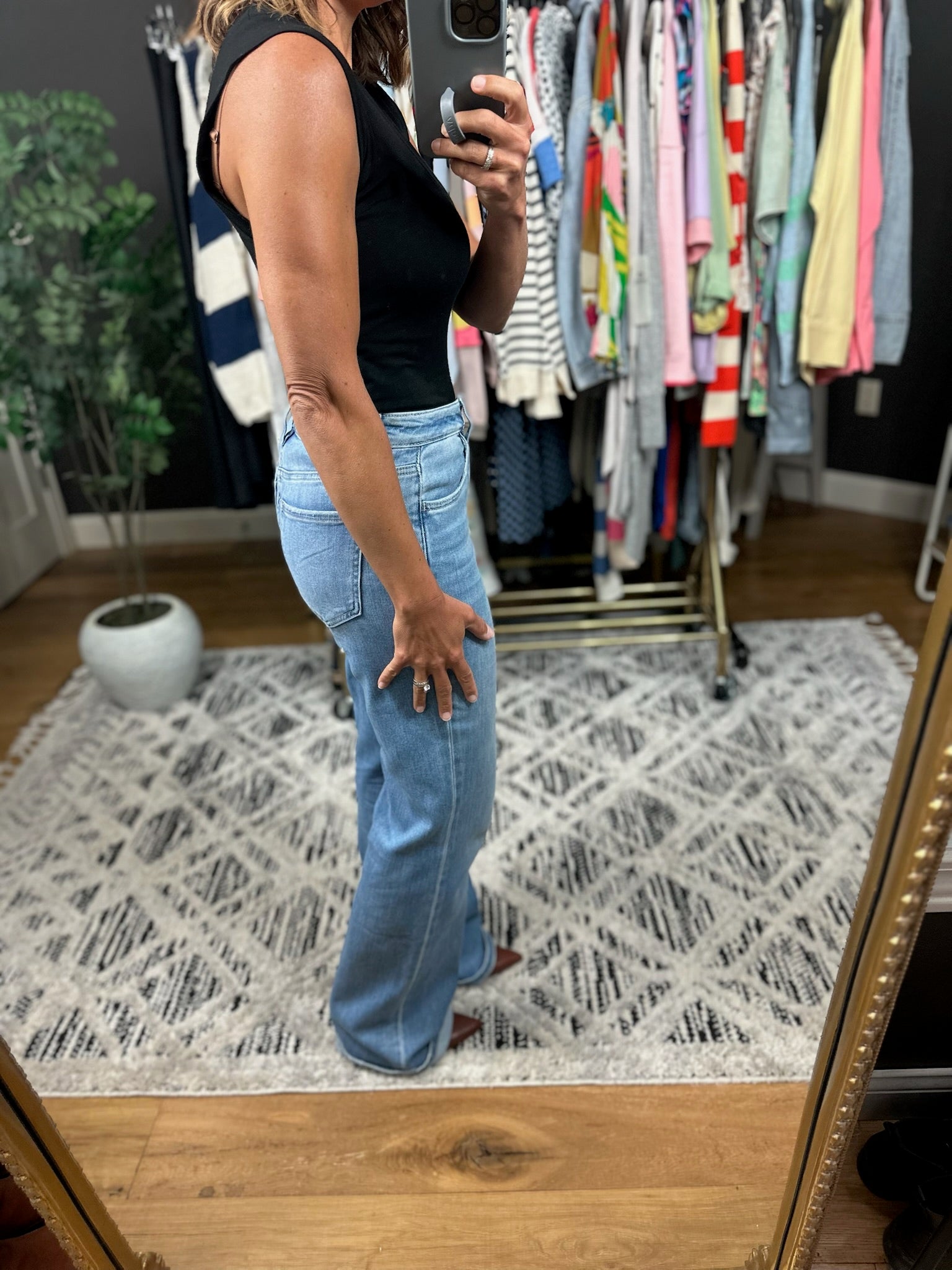 Best Efforts V-Neck Bodysuit-Short Sleeves-Wasabi & Mint-Anna Kaytes Boutique, Women's Fashion Boutique in Grinnell, Iowa