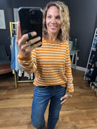 Latest News Striped Lightweight Crewneck Sweater - Multiple Options-Staccato-Anna Kaytes Boutique, Women's Fashion Boutique in Grinnell, Iowa