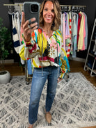 On The Edge Abstract Print Top-Long Sleeves-Fate-Anna Kaytes Boutique, Women's Fashion Boutique in Grinnell, Iowa