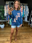 Z Supply American Boyfriend Sweatshirt-Sweaters-Z Supply-Anna Kaytes Boutique, Women's Fashion Boutique in Grinnell, Iowa
