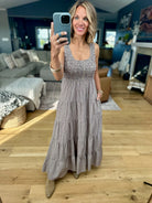 Call It Country Micro-Plaid Maxi Dress-Wishlist-Anna Kaytes Boutique, Women's Fashion Boutique in Grinnell, Iowa