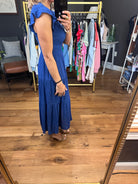 Spin Around Tiered Midi Dress With Smocked Detail - Multiple Options-Dresses-Blu Pepper CR2029-Anna Kaytes Boutique, Women's Fashion Boutique in Grinnell, Iowa