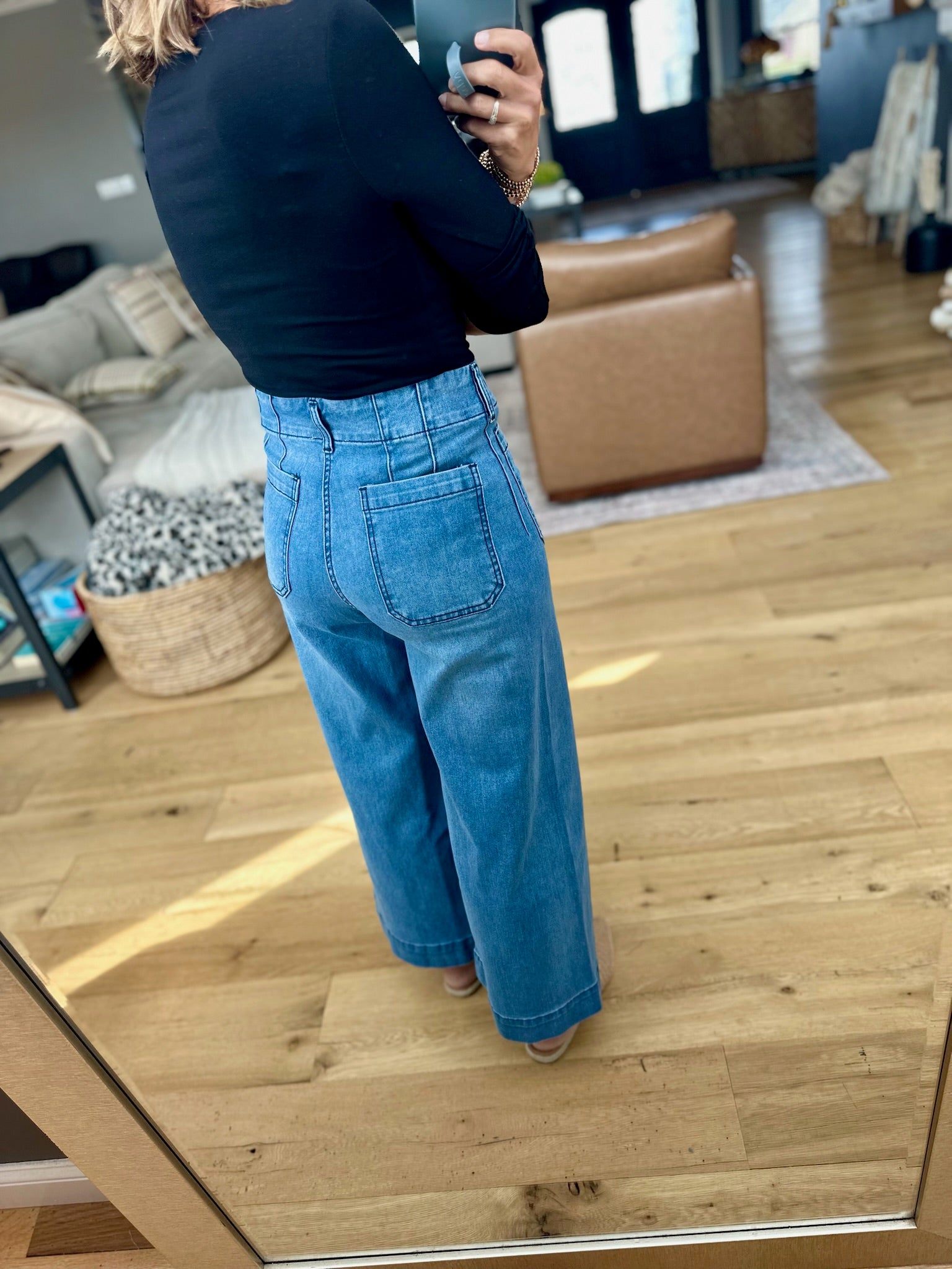 The Ophelia Wide-Leg Denim 2.0-Eesome-Anna Kaytes Boutique, Women's Fashion Boutique in Grinnell, Iowa