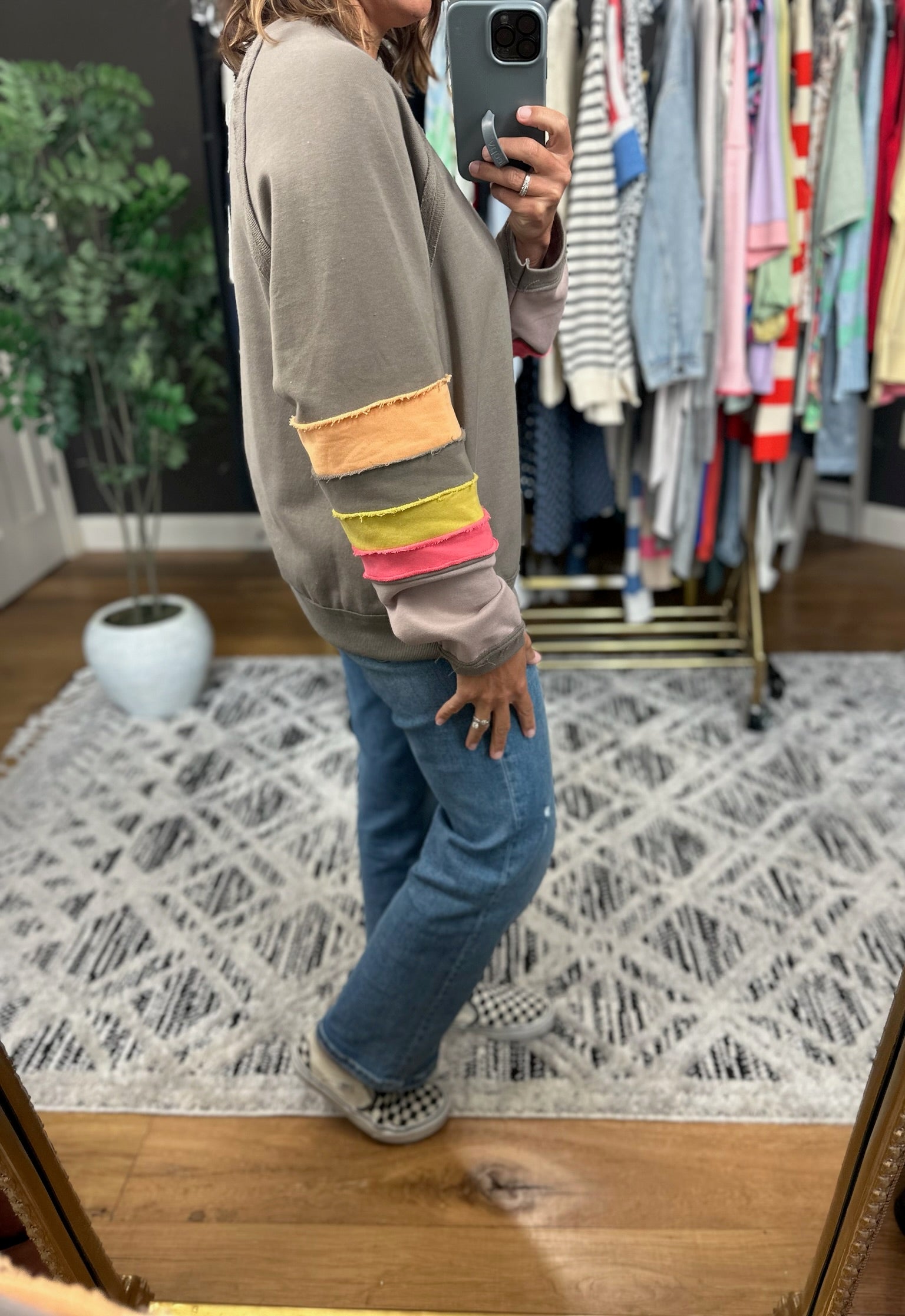 Best Of The Best Crew Top-Long Sleeves-Easel-Anna Kaytes Boutique, Women's Fashion Boutique in Grinnell, Iowa