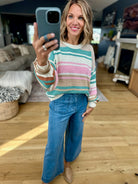 Colder Weather Striped Knit Top-Wishlist-Anna Kaytes Boutique, Women's Fashion Boutique in Grinnell, Iowa