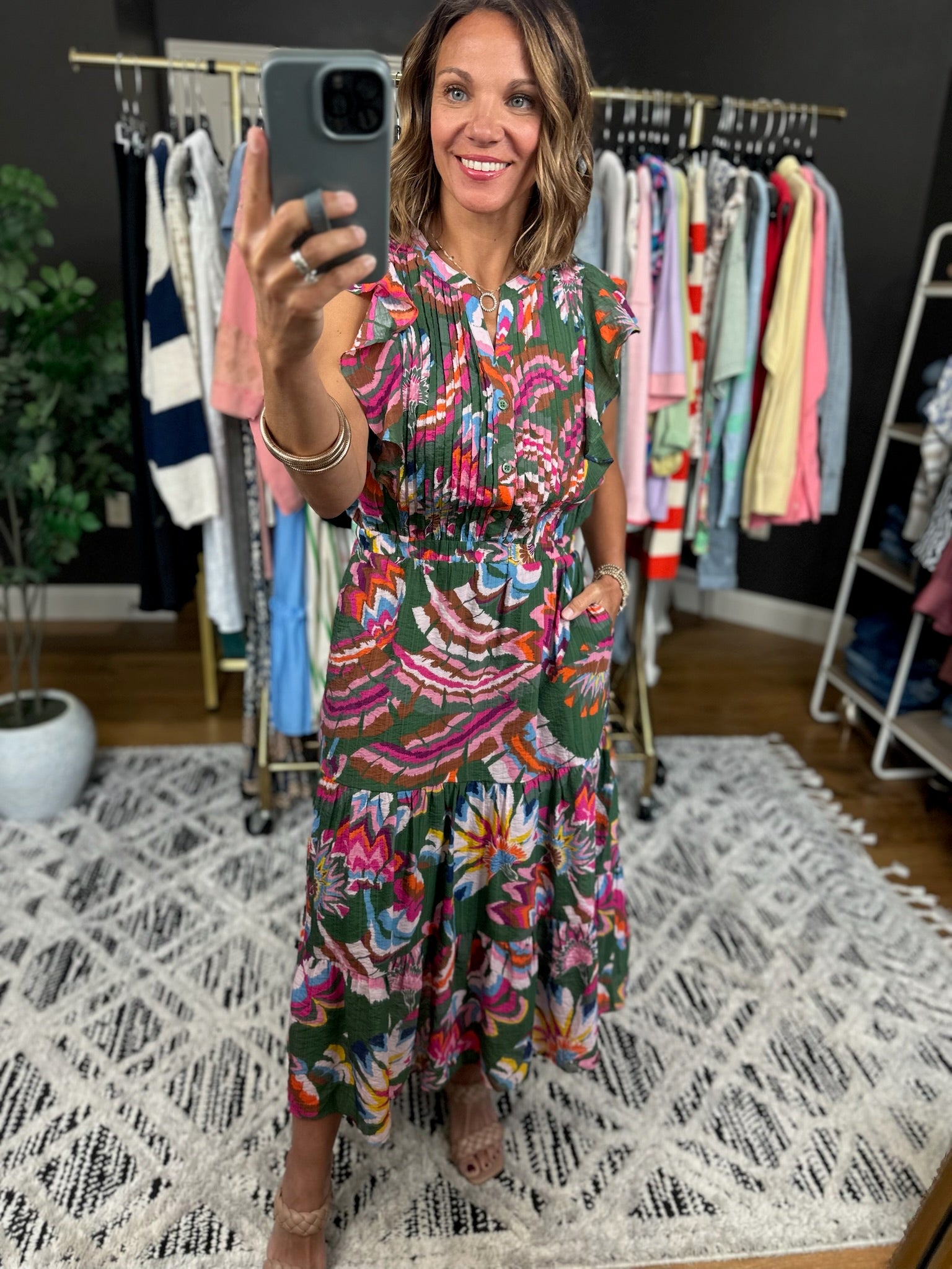 High Expectations Pocket Maxi Dress-Dresses-THML-Anna Kaytes Boutique, Women's Fashion Boutique in Grinnell, Iowa