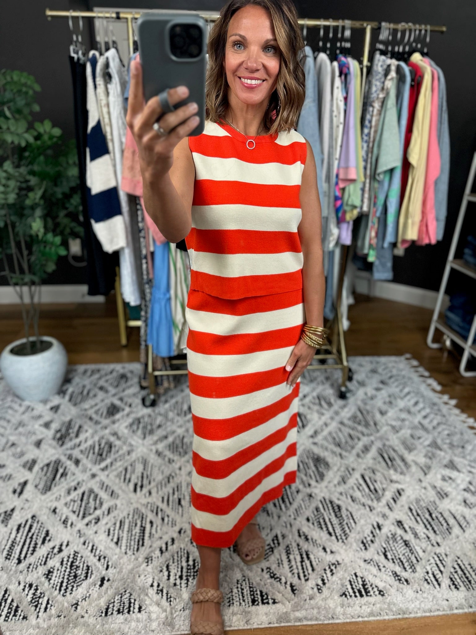 Play It Safe Sweater Tank + Skirt Set-Dresses-Wishlist-Anna Kaytes Boutique, Women's Fashion Boutique in Grinnell, Iowa