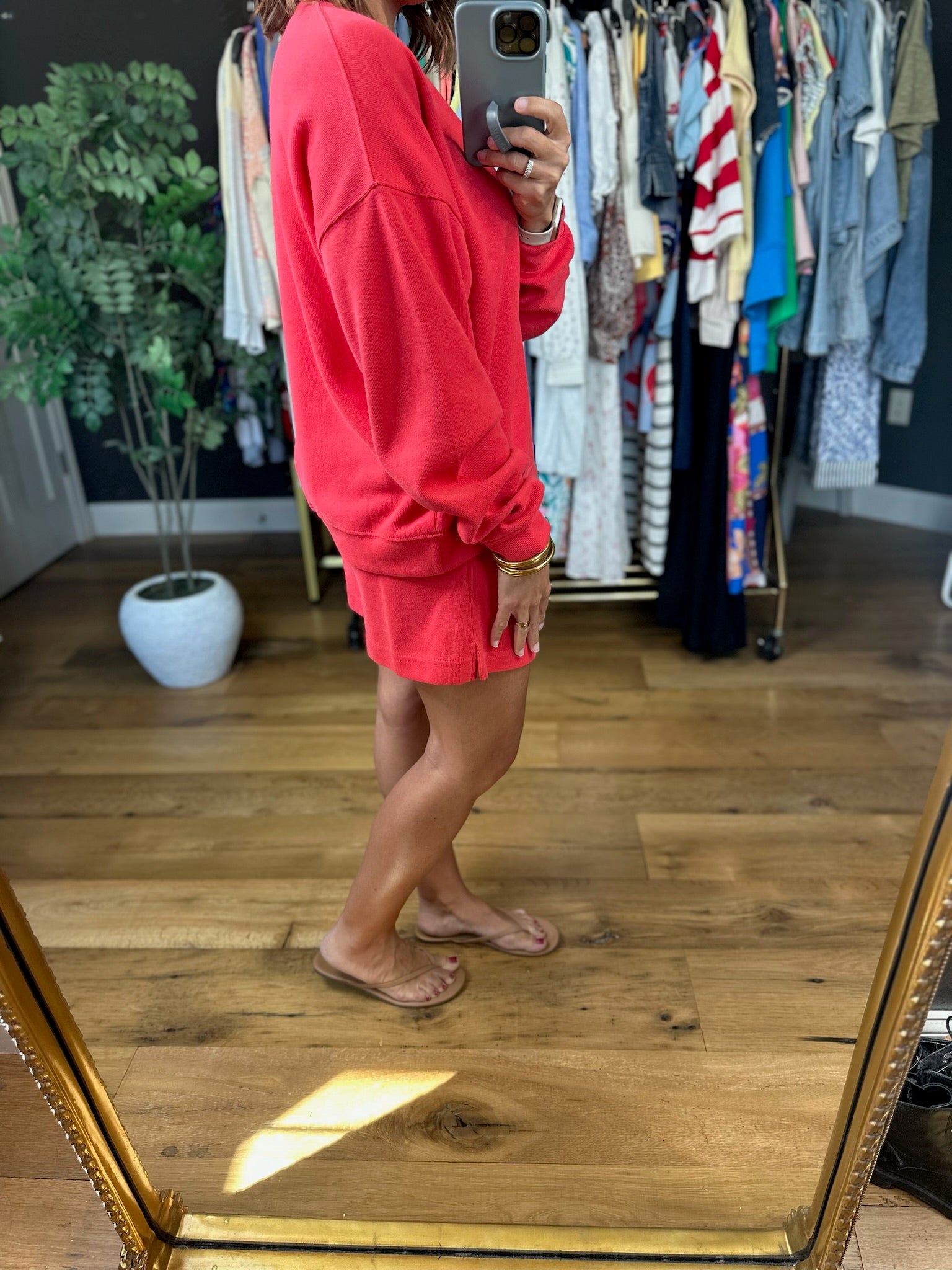 No Doubts Crew + Shorts Set-Sweaters-Wishlist-Anna Kaytes Boutique, Women's Fashion Boutique in Grinnell, Iowa