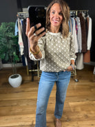 Following Love Quilted Top-Sweaters-Umgee-Anna Kaytes Boutique, Women's Fashion Boutique in Grinnell, Iowa