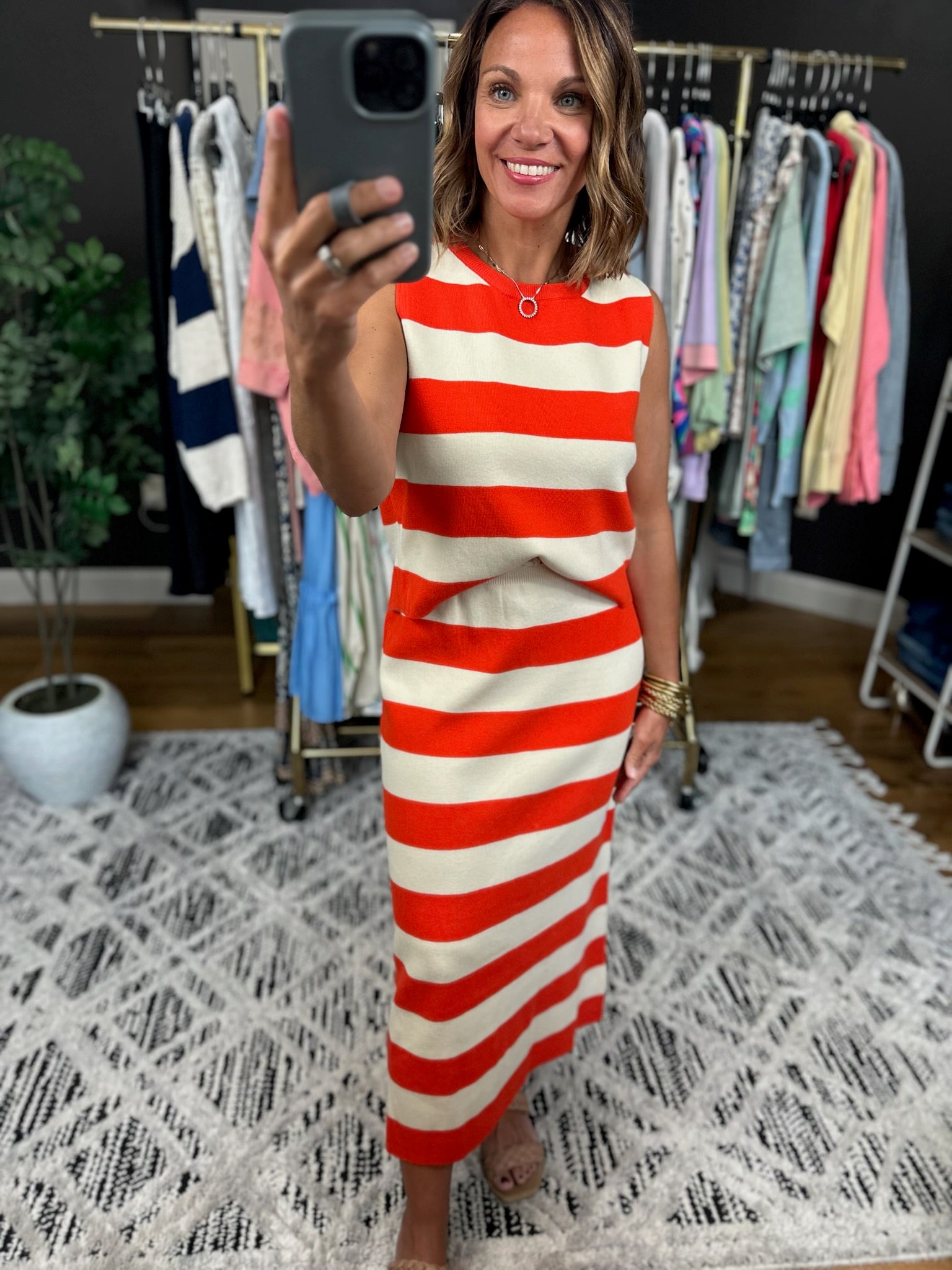 Play It Safe Sweater Tank + Skirt Set-Dresses-Wishlist-Anna Kaytes Boutique, Women's Fashion Boutique in Grinnell, Iowa