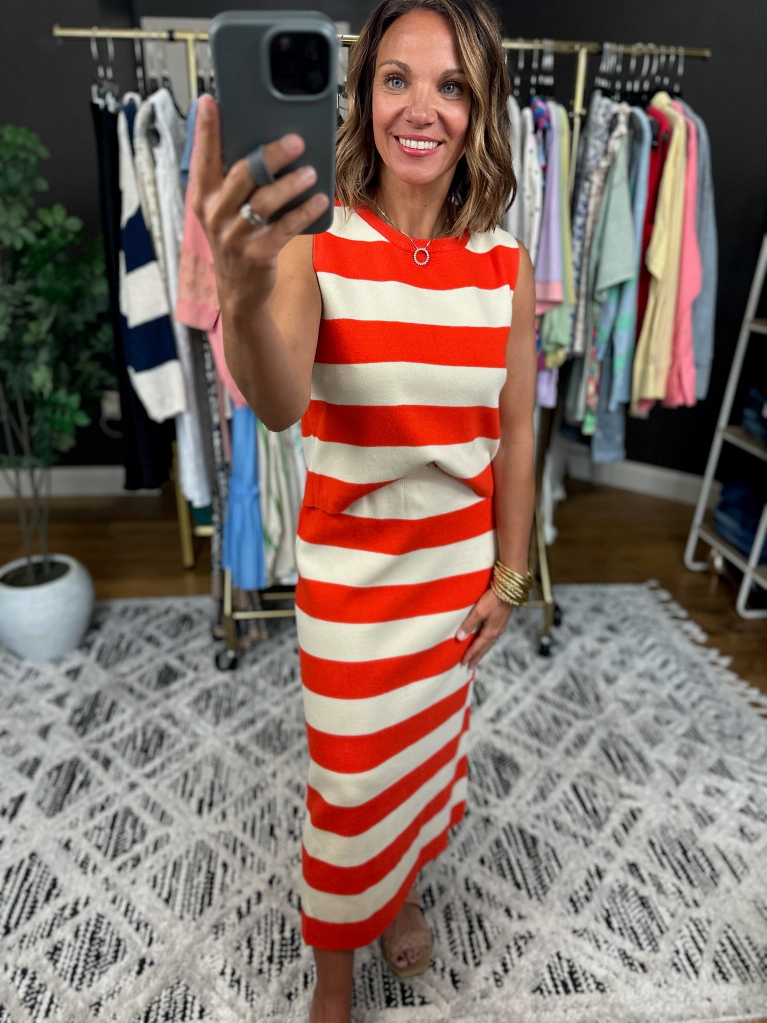 Play It Safe Sweater Tank + Skirt Set-Dresses-Wishlist-Anna Kaytes Boutique, Women's Fashion Boutique in Grinnell, Iowa