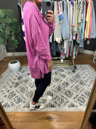 Come Along Ribbed Flowy Top-Long Sleeves-Mono B-Anna Kaytes Boutique, Women's Fashion Boutique in Grinnell, Iowa