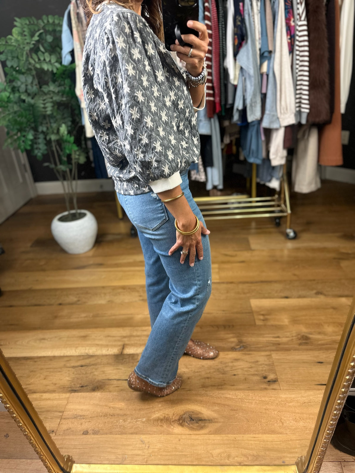 Following Love Quilted Top-Sweaters-Umgee-Anna Kaytes Boutique, Women's Fashion Boutique in Grinnell, Iowa