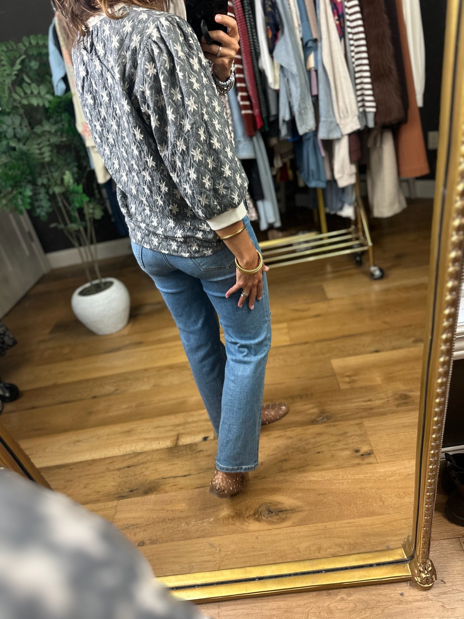 Following Love Quilted Top-Sweaters-Umgee-Anna Kaytes Boutique, Women's Fashion Boutique in Grinnell, Iowa