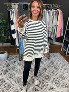 On My Mind Striped Crew-Sweaters-Wishlist-Anna Kaytes Boutique, Women's Fashion Boutique in Grinnell, Iowa