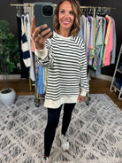 On My Mind Striped Crew-Sweaters-Wishlist-Anna Kaytes Boutique, Women's Fashion Boutique in Grinnell, Iowa