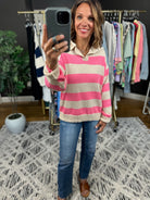 All Worthwhile Striped Sweater-Sweaters-Wishlist-Anna Kaytes Boutique, Women's Fashion Boutique in Grinnell, Iowa