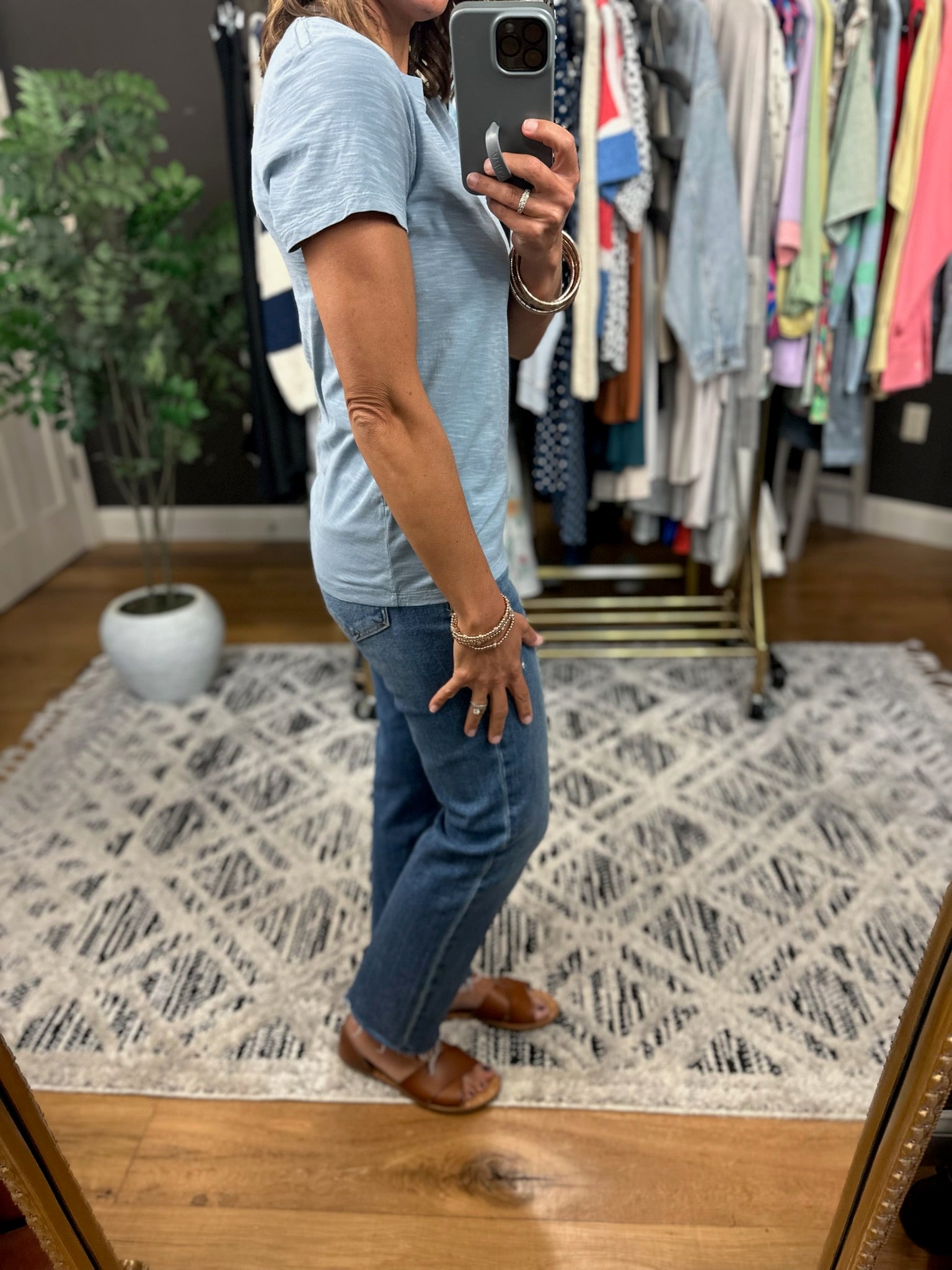 Simple Problems Crew Tee-Short Sleeves-Be Cool-Anna Kaytes Boutique, Women's Fashion Boutique in Grinnell, Iowa