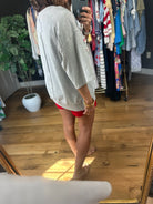 American Dream Oversized Flag Tee-Short Sleeves-Easel-Anna Kaytes Boutique, Women's Fashion Boutique in Grinnell, Iowa