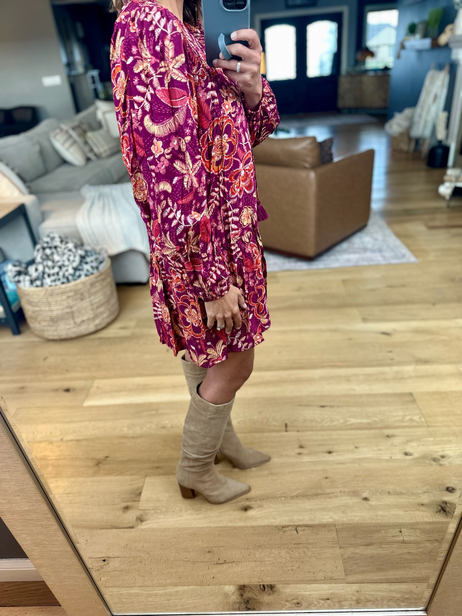 The Best Of You Floral Dress-Day & Moon-Anna Kaytes Boutique, Women's Fashion Boutique in Grinnell, Iowa