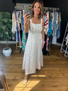 Moments In The Meadow Floral Dress-Dresses-Blu Pepper-Anna Kaytes Boutique, Women's Fashion Boutique in Grinnell, Iowa
