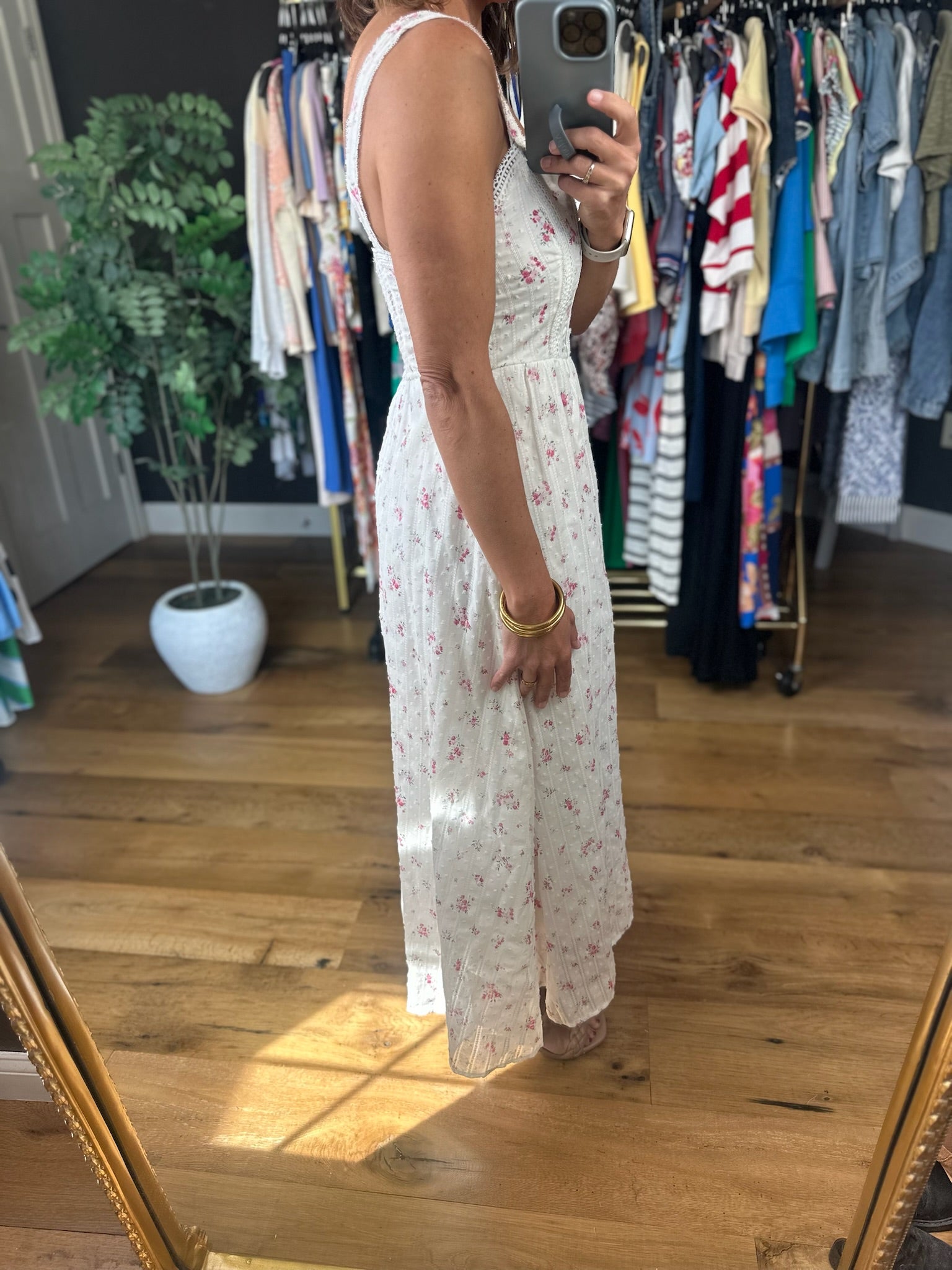 Moments In The Meadow Floral Dress-Dresses-Blu Pepper-Anna Kaytes Boutique, Women's Fashion Boutique in Grinnell, Iowa
