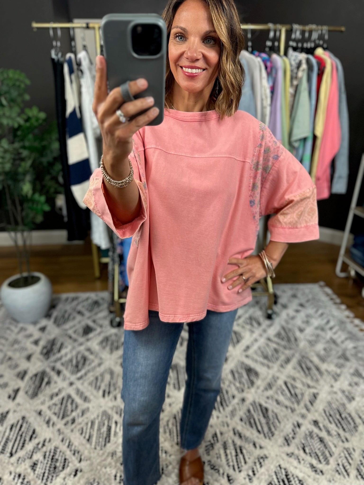 On Your Side Boxy Tee-Short Sleeves-Easel-Anna Kaytes Boutique, Women's Fashion Boutique in Grinnell, Iowa