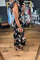 The Day We Met Floral Midi Dress - Black-Blu Pepper-Anna Kaytes Boutique, Women's Fashion Boutique in Grinnell, Iowa