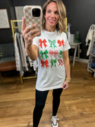 With A Bow Graphic Tee - Ivory-Prickly Pear-Anna Kaytes Boutique, Women's Fashion Boutique in Grinnell, Iowa