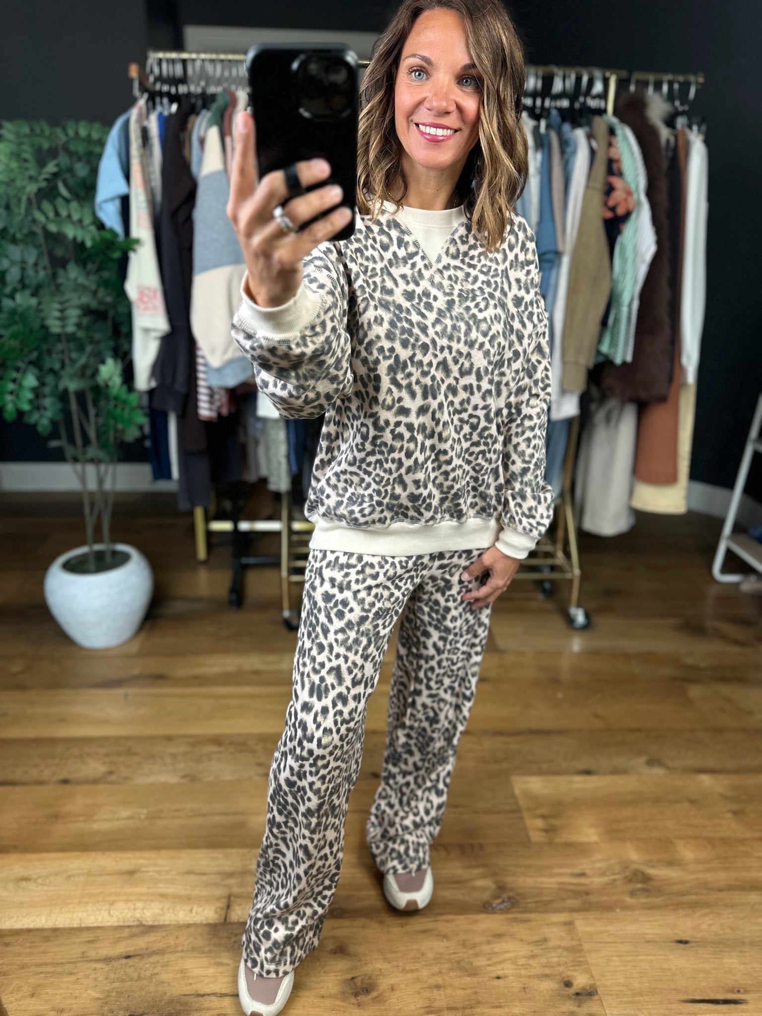 On The Spot Leopard Print Pant-Pants-JOA-Anna Kaytes Boutique, Women's Fashion Boutique in Grinnell, Iowa