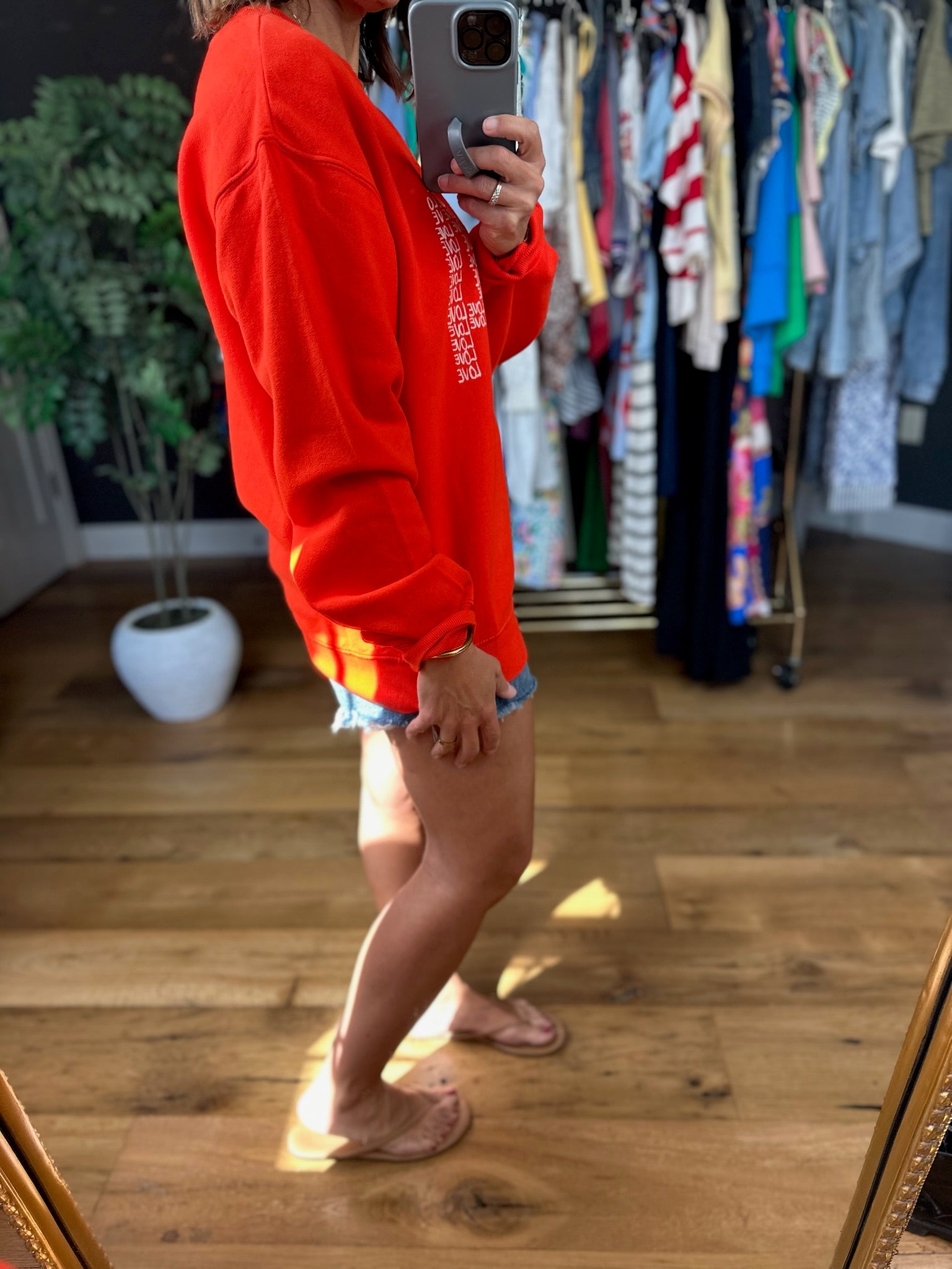 Z Supply Love USA Sweatshirt-Sweaters-Z Supply-Anna Kaytes Boutique, Women's Fashion Boutique in Grinnell, Iowa