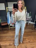 The Claudia 90's Vintage High-Rise Flare Denim-Blu Pepper-Anna Kaytes Boutique, Women's Fashion Boutique in Grinnell, Iowa