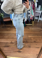 The Claudia 90's Vintage High-Rise Flare Denim-Blu Pepper-Anna Kaytes Boutique, Women's Fashion Boutique in Grinnell, Iowa