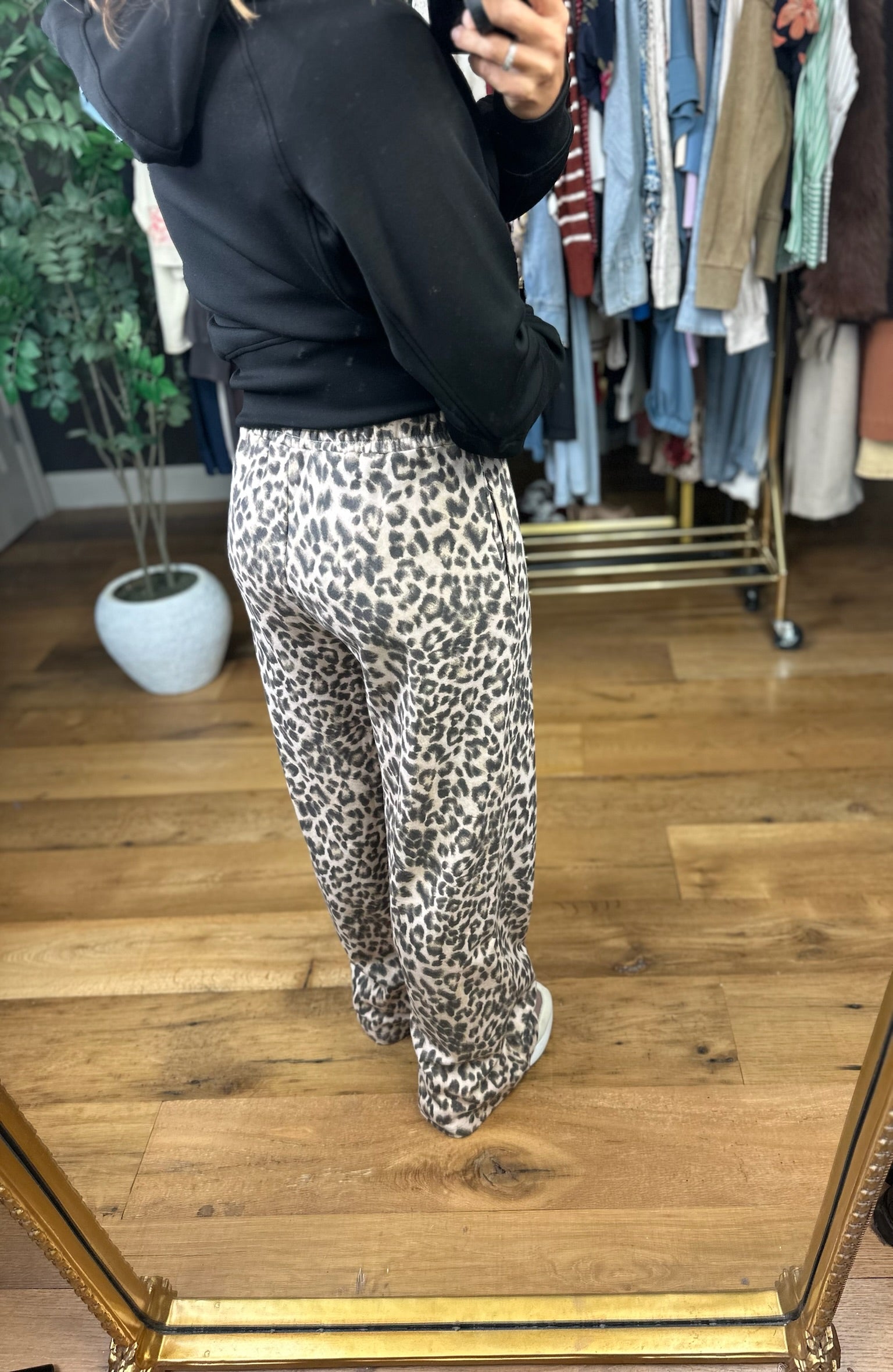 On The Spot Leopard Print Pant-Pants-JOA-Anna Kaytes Boutique, Women's Fashion Boutique in Grinnell, Iowa