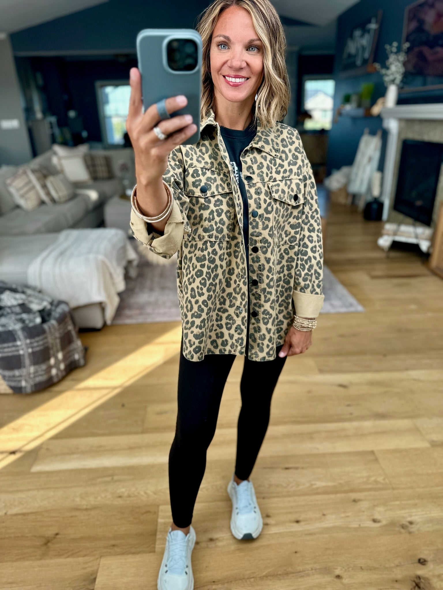 **Wild At Heart Leopard Print Jacket-Blu Pepper-Anna Kaytes Boutique, Women's Fashion Boutique in Grinnell, Iowa