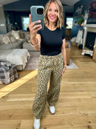 Wild At Heart Leopard Print Pants-Blu Pepper-Anna Kaytes Boutique, Women's Fashion Boutique in Grinnell, Iowa